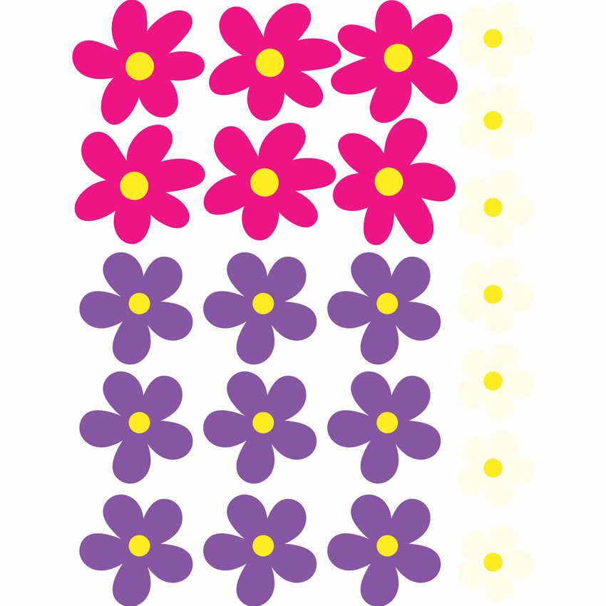 Heldere Bloemen – All-over transfervel