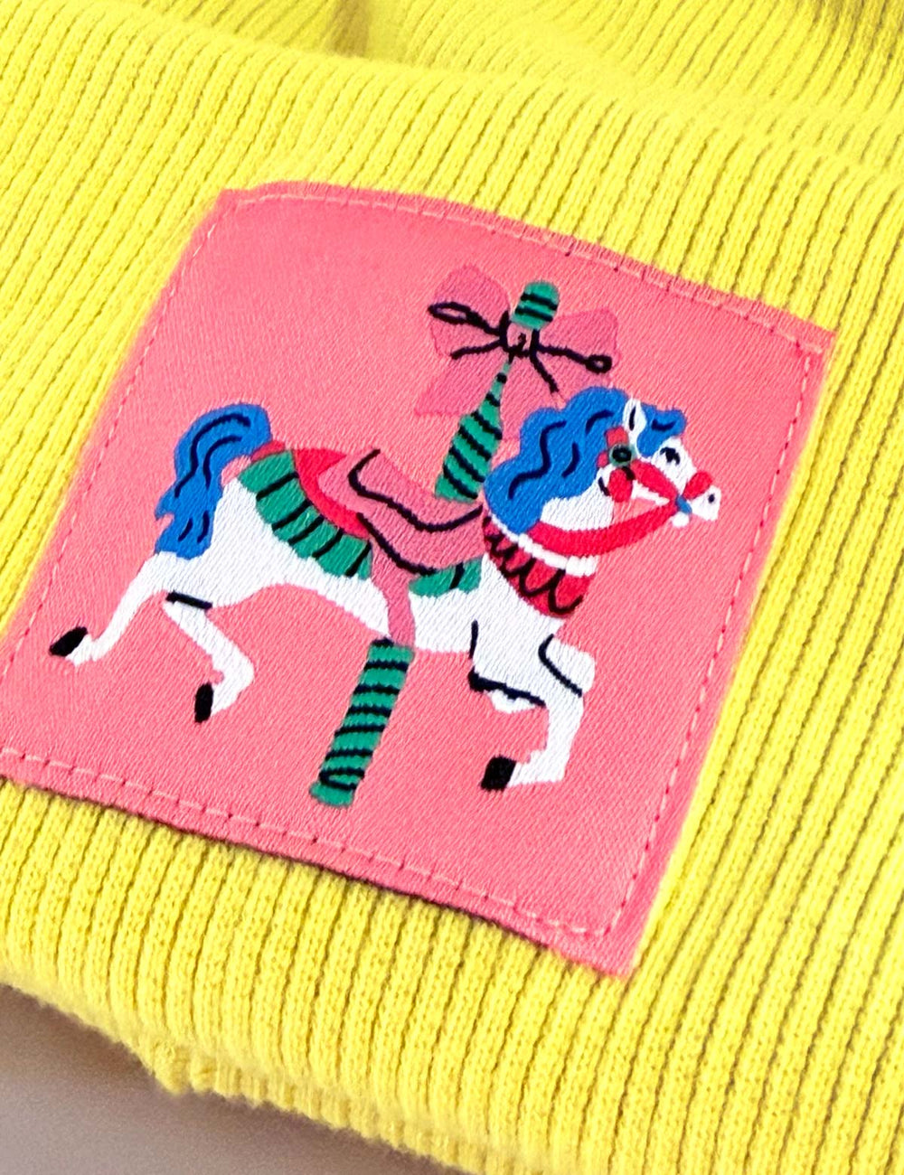 Carousel Horse – Geweven naailabel
