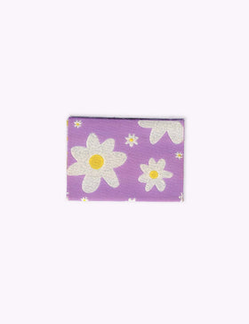 Flowers Lilac | Woven sew-in label