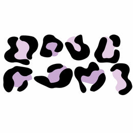 Lilac Leopard – All-over transfervel
