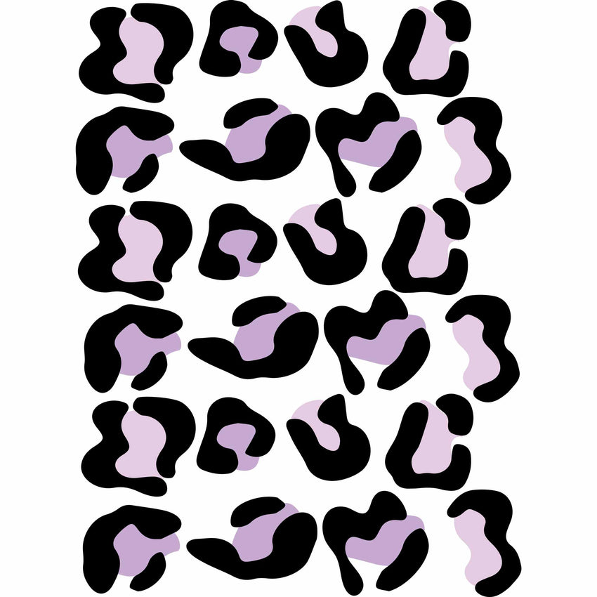 Lilac Leopard – All-over transfervel