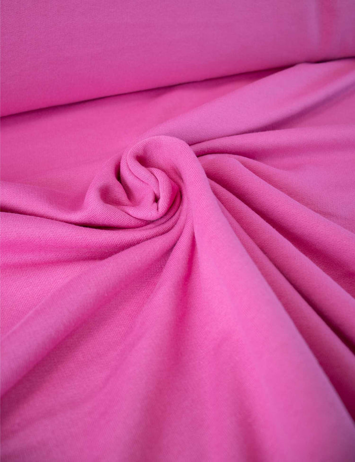 Pink Punch | 100% cotton French Terry | 180 cm wide