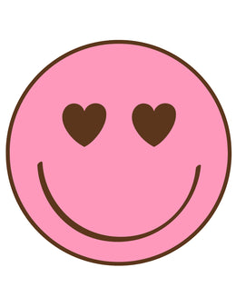 Smiley Pink – Strijktransfer
