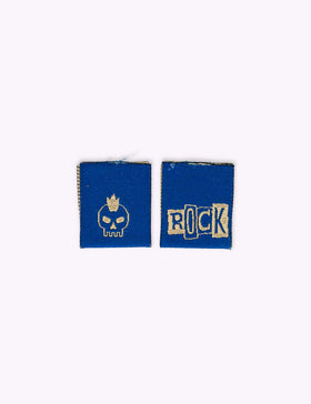 Rock Blue | Woven sew-in label