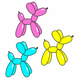 Balloon Dog Mix – All-over transfervel