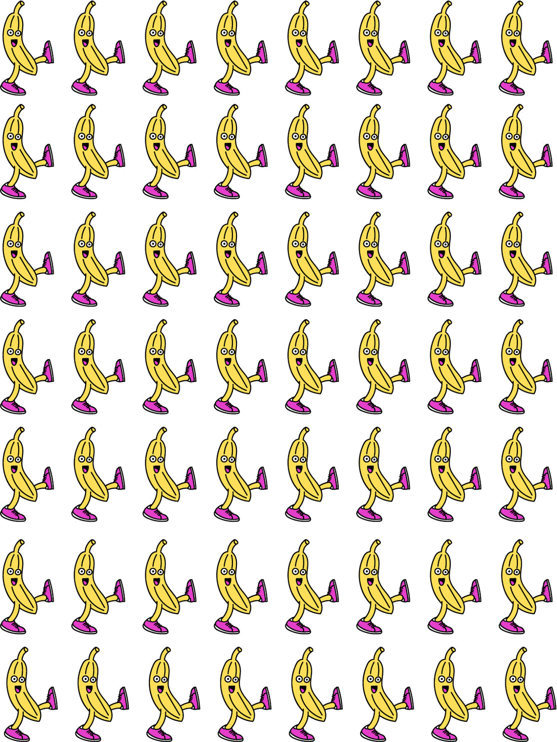 Bananas – All-over transfervel
