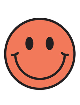 Bittersweet Orange Smiley – Strijktransfers