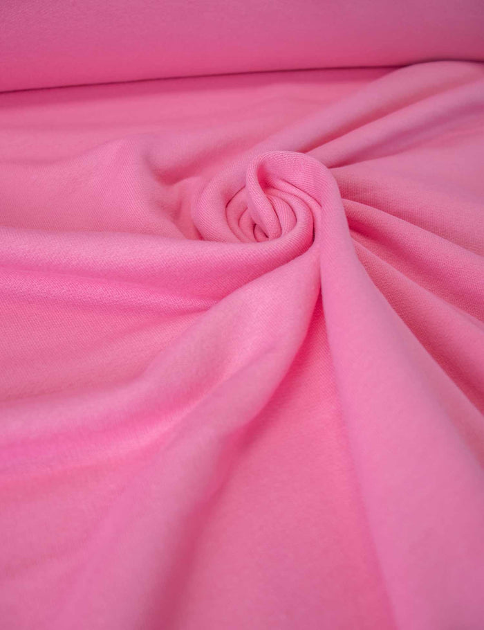 Bubble Pink | 100% cotton French Terry | 180 cm wide