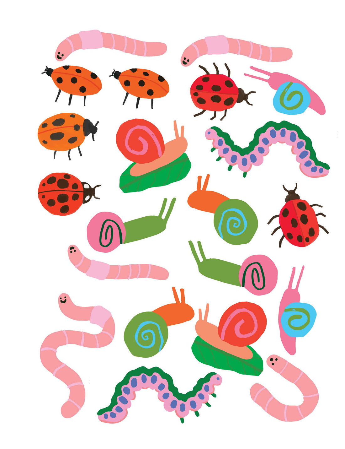 Bugs – All-over transfervel