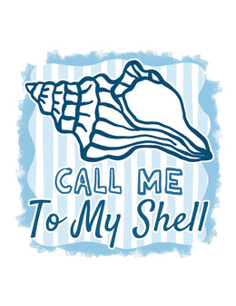 Call Me To My Shell - Saltwater Stories – Strijktransfer