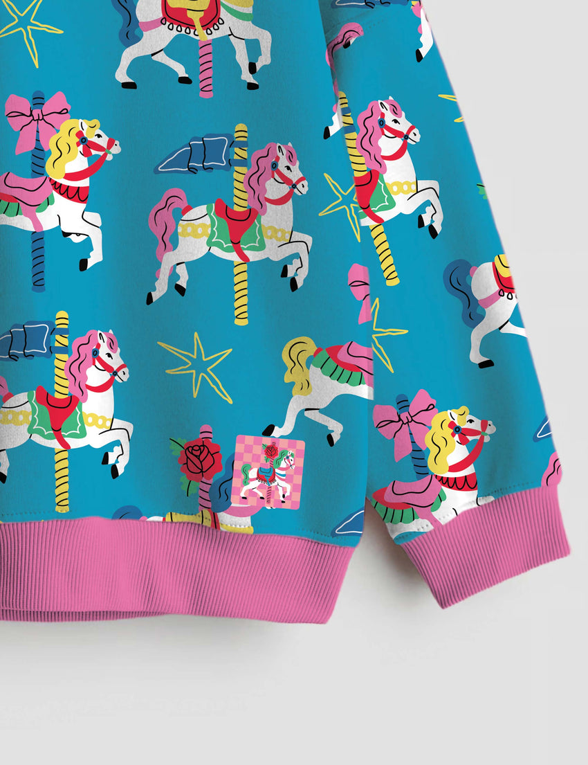 Carousel Horse - Carousel Clash – Strijklabels – op een trui