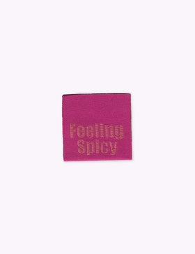Feeling Spicy | Woven sew-in label