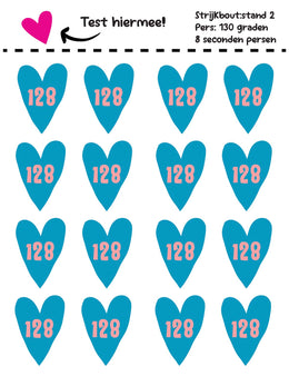 Hearts Blue - Carousel Clash – Maatlabels