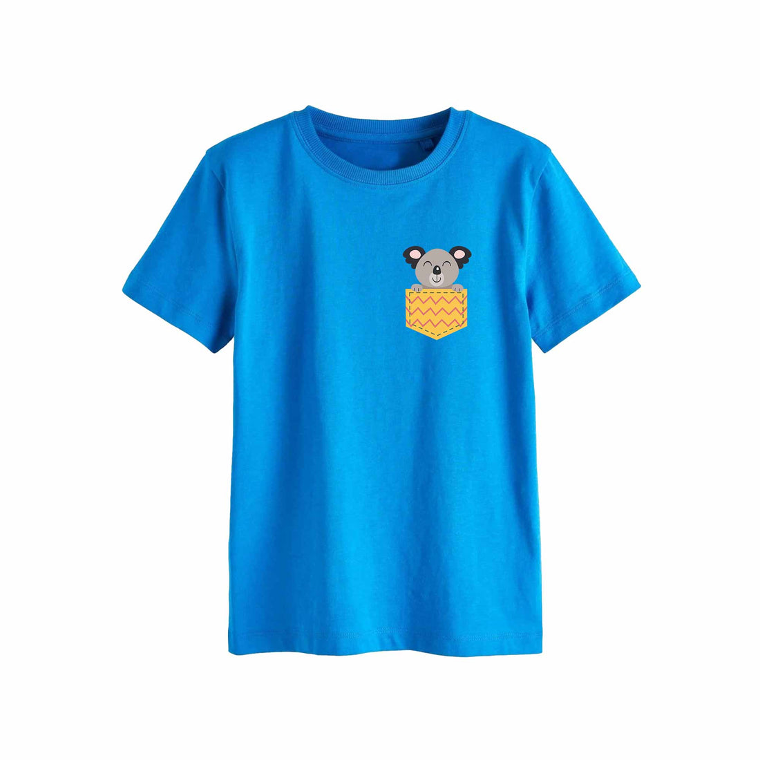 Koala - Pocket Fun – Strijktransfer – op een T-shirt