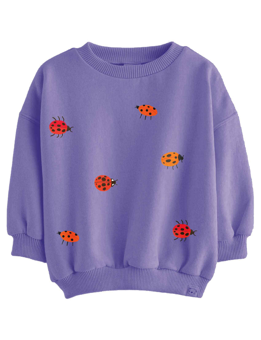 Ladybug – All-over transfervel – op een trui