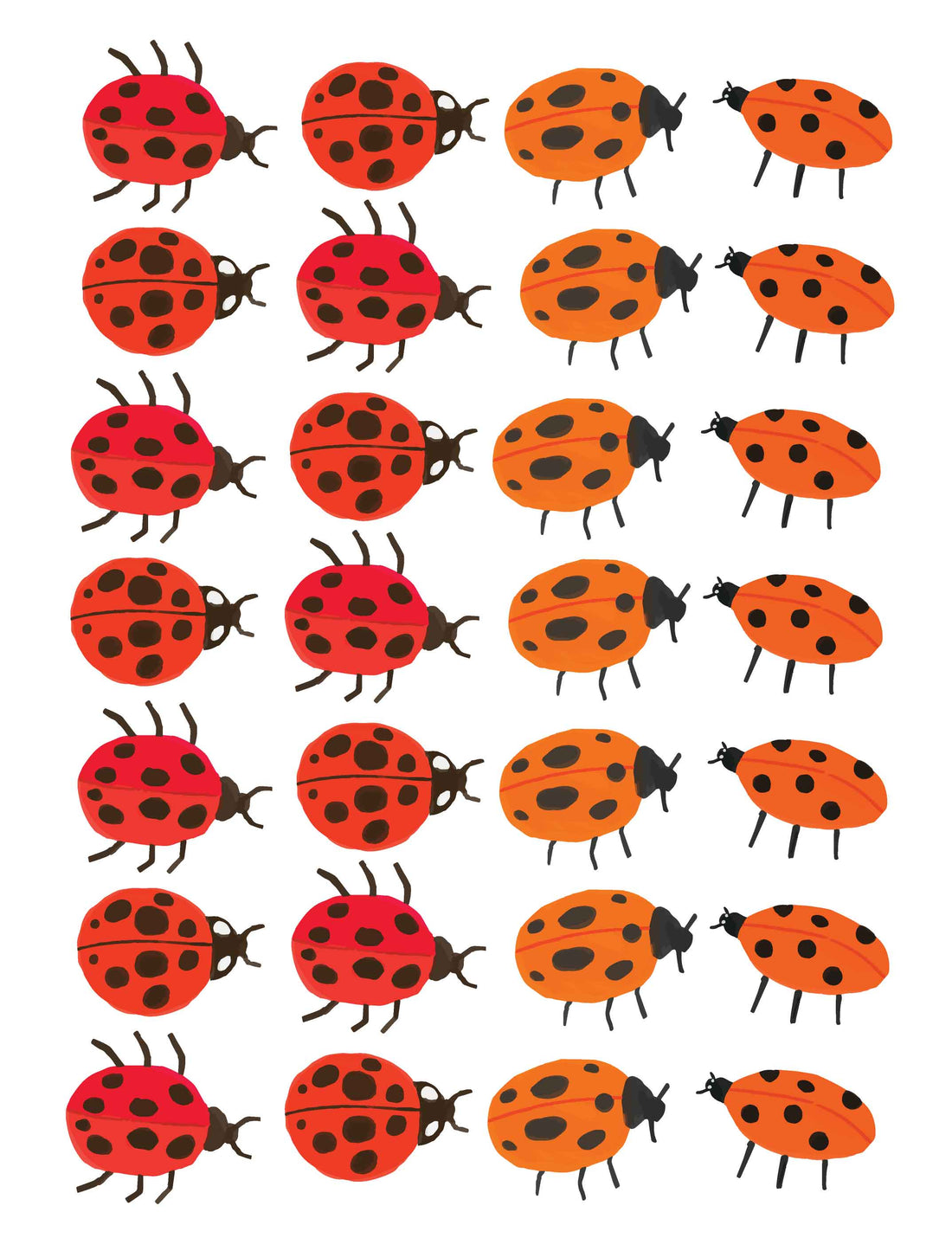 Ladybug – All-over transfervel