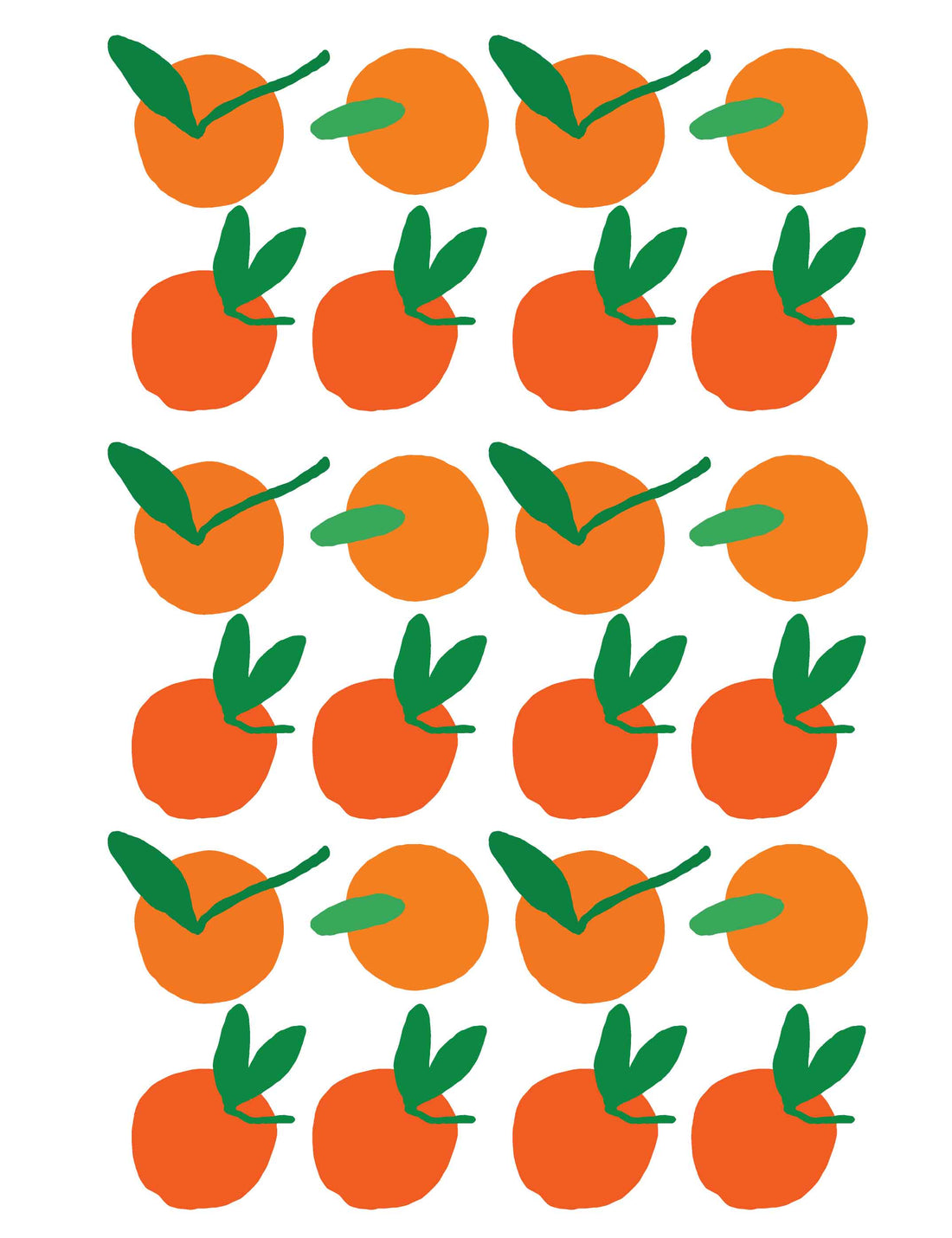 Oranges – All-over transfervel