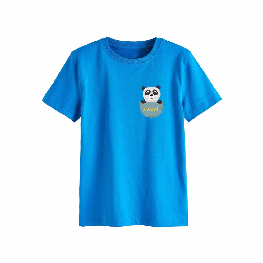 Panda - Pocket Fun – Strijktransfer – op een T-shirt