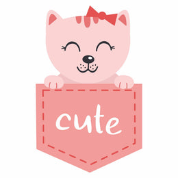 Poes - Pocket Fun – Strijktransfer