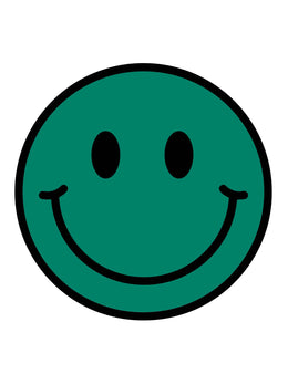 Power Green Smiley – Strijktransfers