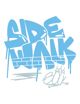 Sidewalk S - Urban Noise | Iron-on transfer
