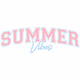 Summer Vibes - Pink Summer – Strijktransfer