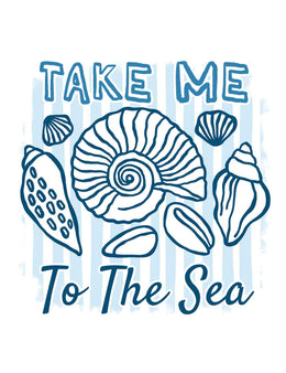 Take Me To The Sea - Saltwater Stories – Strijktransfer