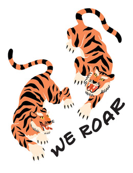 We Roar Tigers - Carousel Clash – Strijktransfer