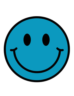 Voltage Blue Smiley – Strijktransfers