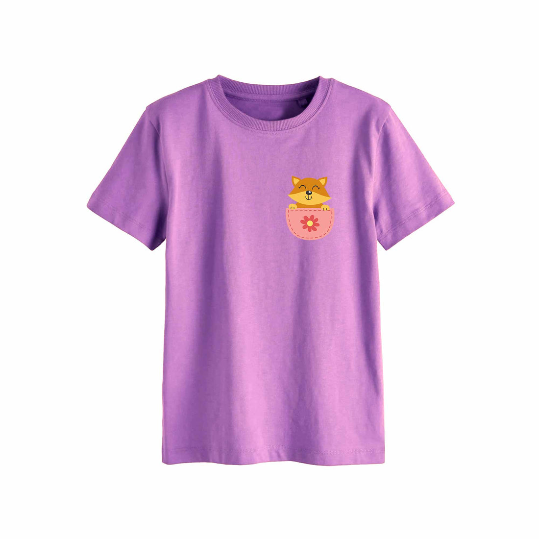 Vosje - Pocket Fun – Strijktransfer – op een T-shirt