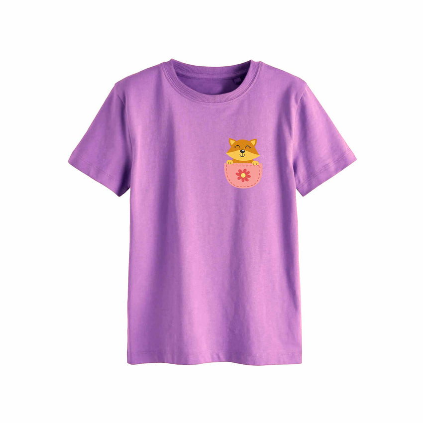 Vosje - Pocket Fun – Strijktransfer – op een T-shirt