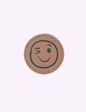 Wink | Faux leather label