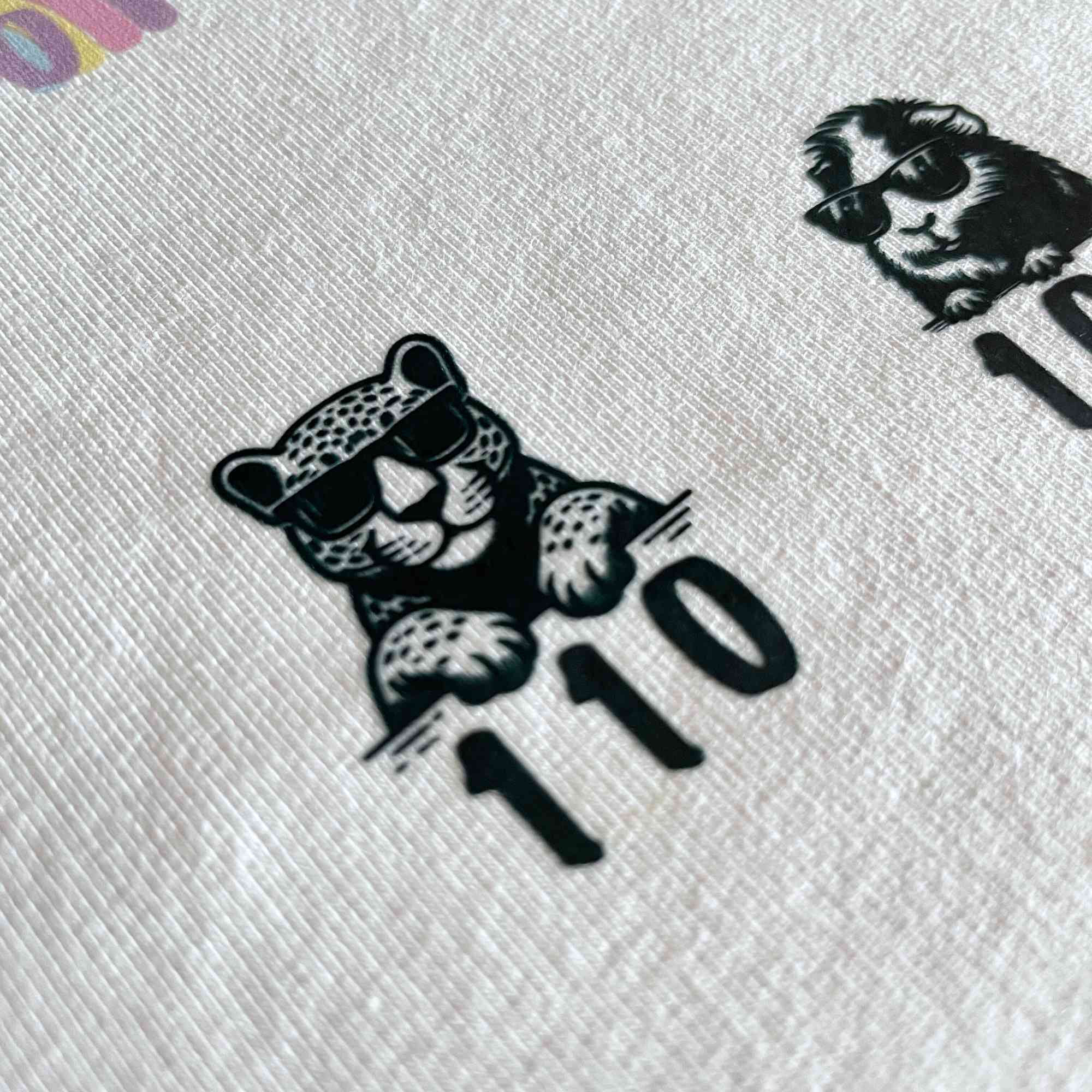 Black Animals Maatlabels