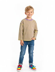 Lemon Stripe | 100% cotton jersey | 170 cm wide
