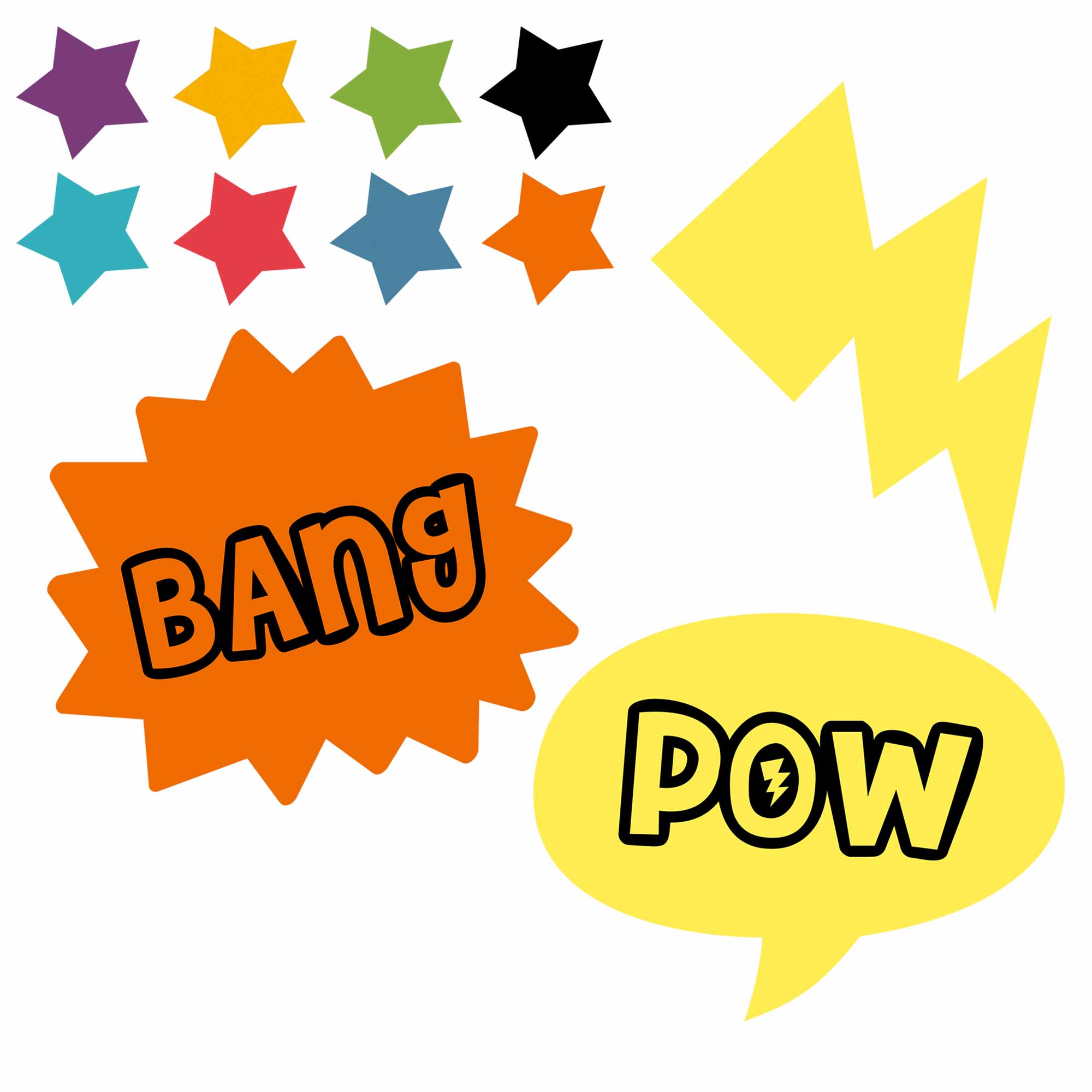 Add on pakket - Super Hero – Strijktransfer