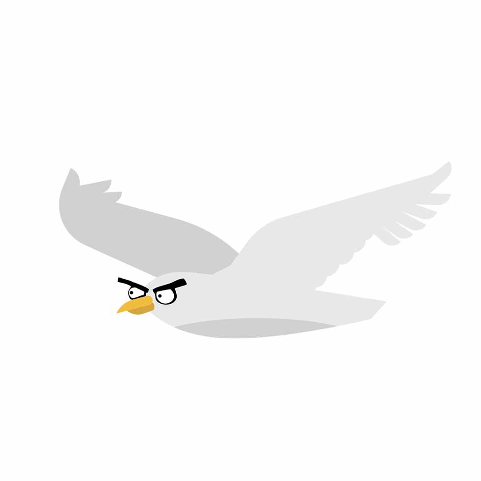 Angry Bird – Strijktransfer