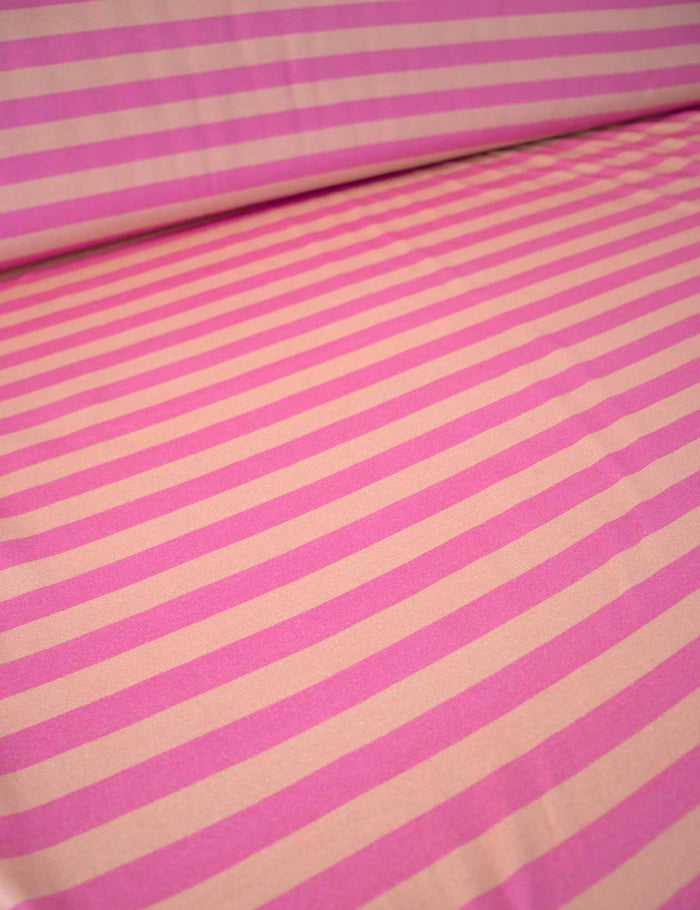Berry Stripe | 100% cotton jersey | 170 cm wide