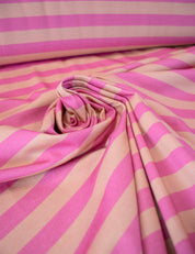 Berry Stripe | 100% cotton jersey | 170 cm wide