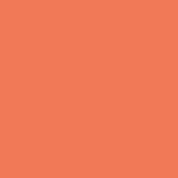 Bittersweet Orange | 2×1 ribbing | 125 cm wide