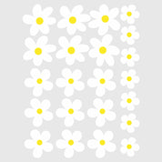 Witte Bloemen – All-over transfervel