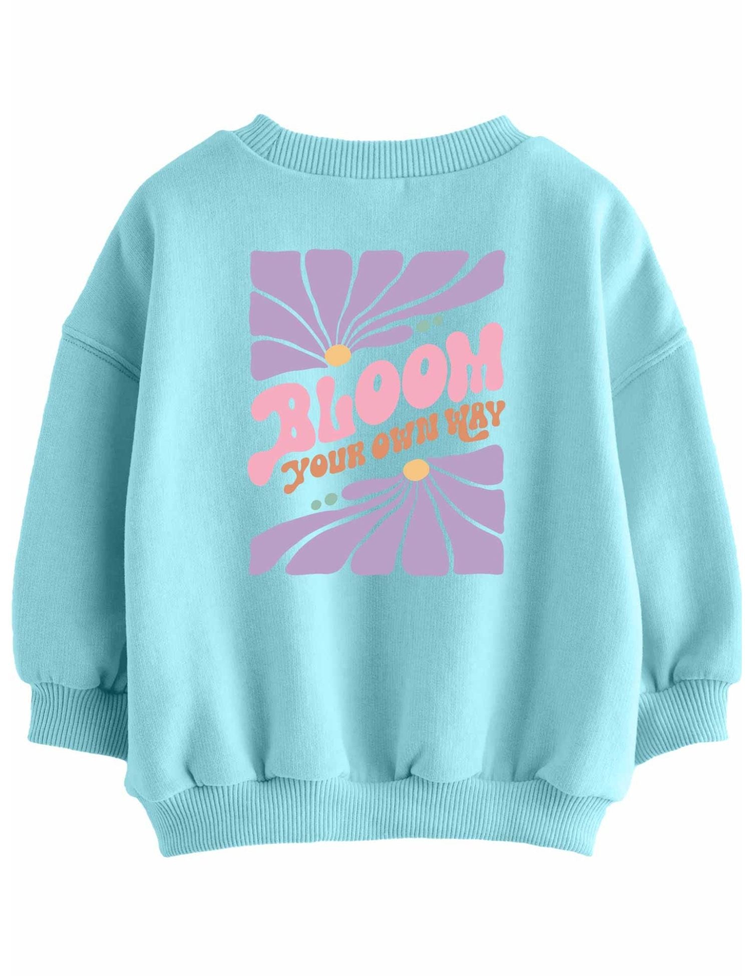 Bloom Your Own Way - Abstract Flower – Strijktransfer