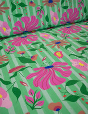 Bloom Boom Apple Pop Green | French Terry | 170 cm wide