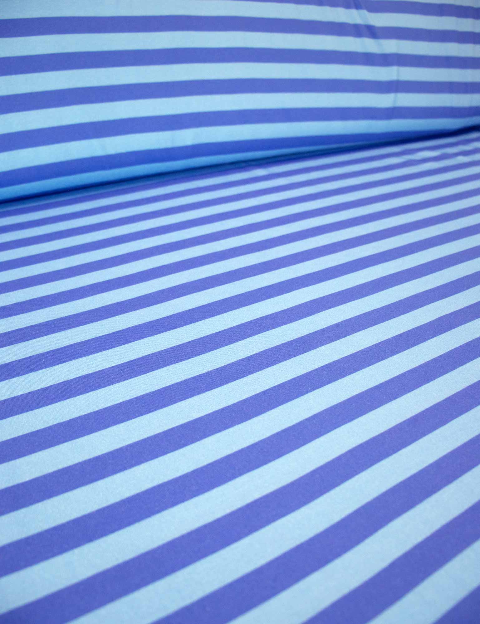 Blue Stripe | 100% cotton jersey | 170 cm wide