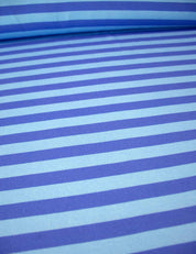 Blue Stripe | 100% cotton jersey | 170 cm wide