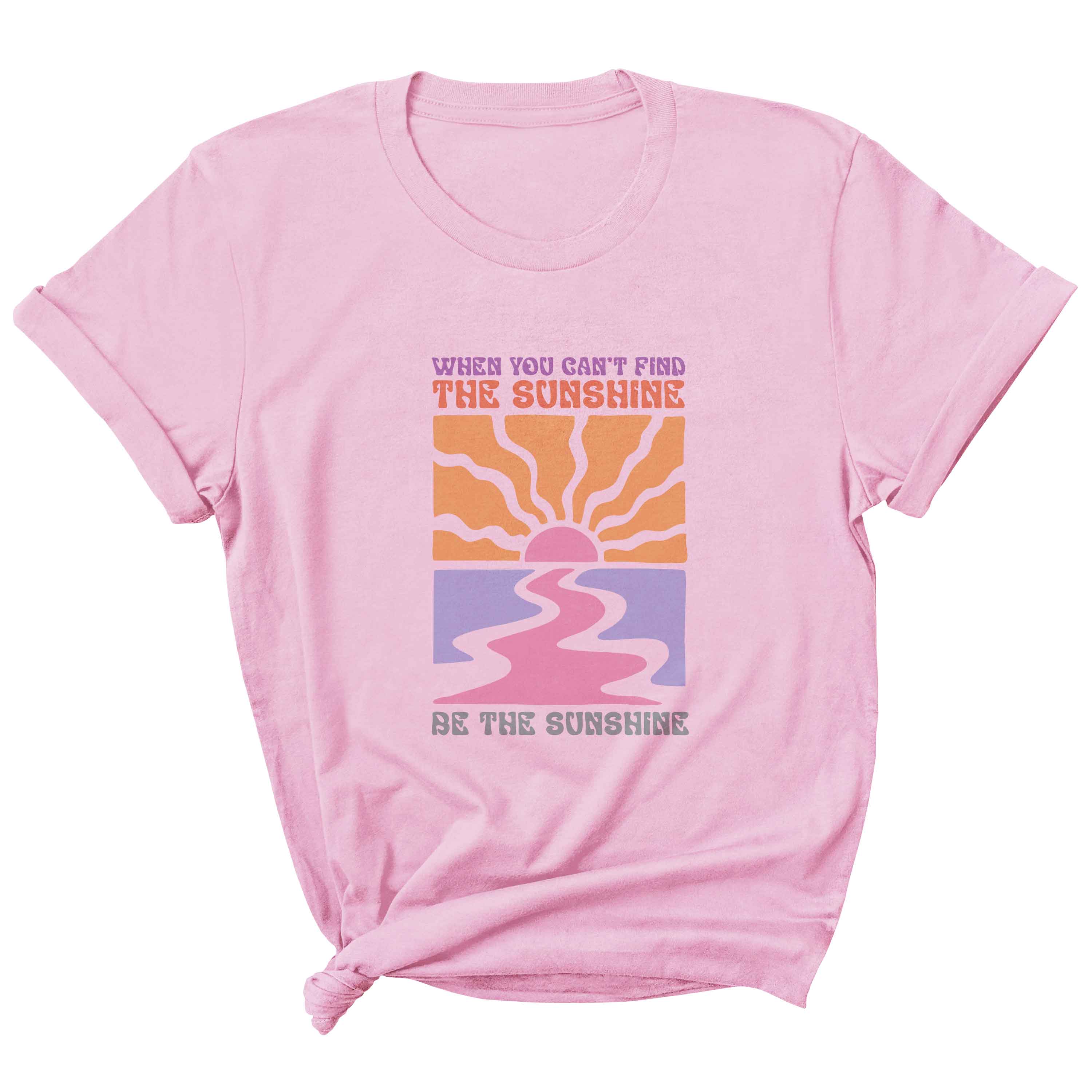 Be the Sunshine - Boho Summer – Strijktransfer – op een T-shirt