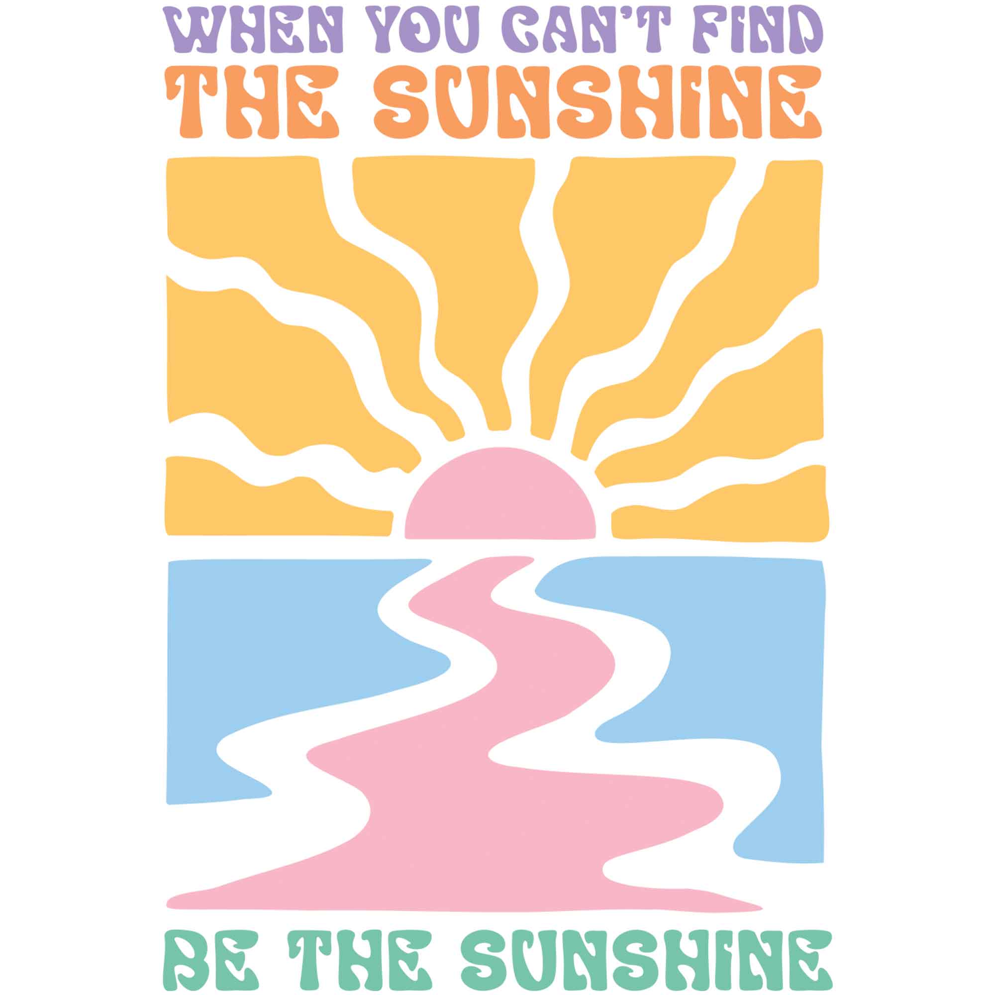 Be the Sunshine - Boho Summer – Strijktransfer