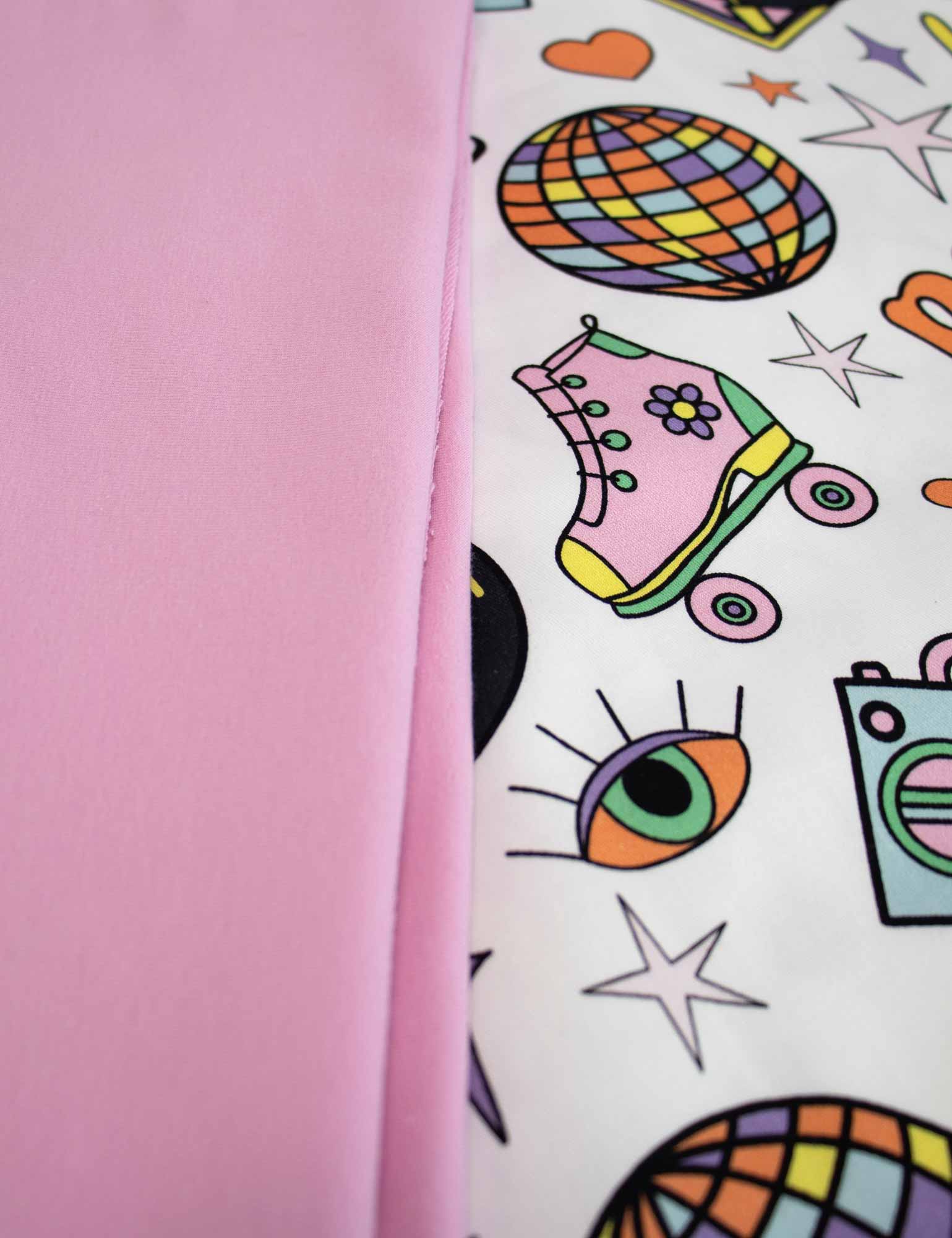 Boogie Vibes | Stretch cotton twill