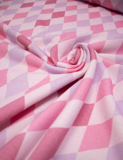 Candy Diamonds | 100% cotton French Terry | 170 cm wide