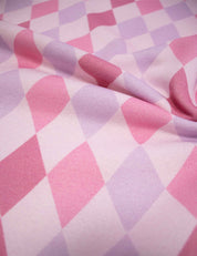 Candy Diamonds | 100% cotton French Terry | 170 cm wide