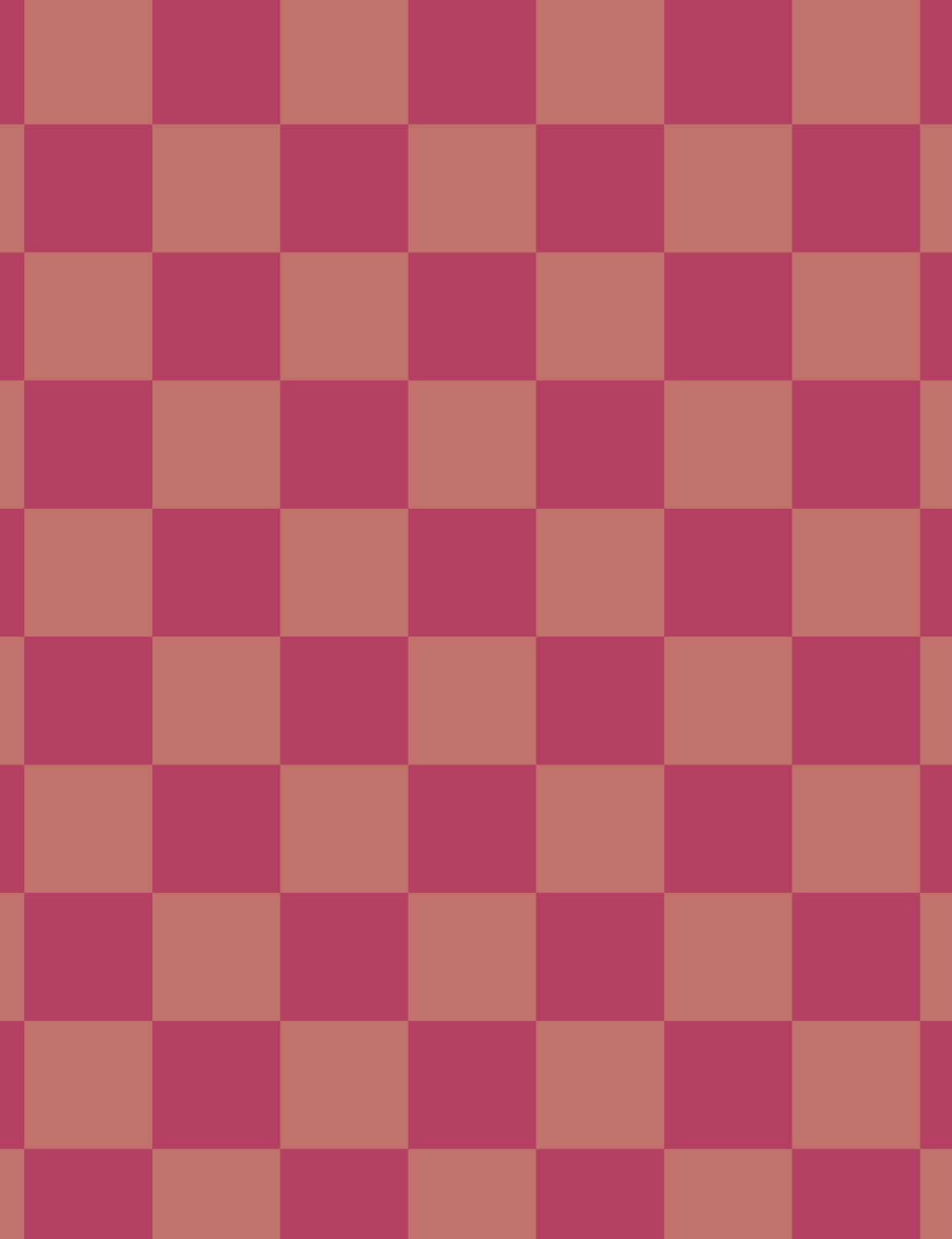 Berry Bold & Dusty Peach Check – French Terry stof – 170 cm breed
